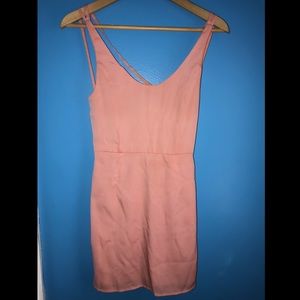 Crisscross Back Mini Dress